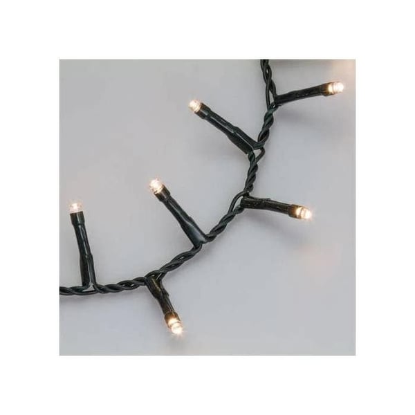Lysguirlande Boa 40M 2000 LED varm hvid mørkegrøn kabel 8 effekter Lotti