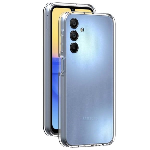 Coque - Designad - Galaxy A15 4G/5G - Transparent - Mjuk - Inbyggd kortficka
