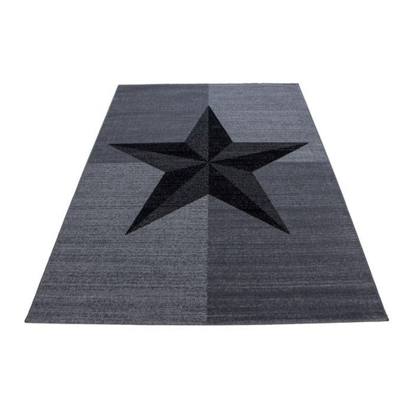 Matta - Ayyildiz - Plus 8002 - Grå - 160x230 cm - Modern - 6 mm tjock