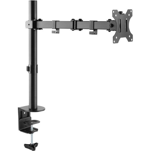 Skärmstöd - ALZAERGO - S15B - Svart - Max. belastning 8 kg - VESA 100x100 och 75x75 mm