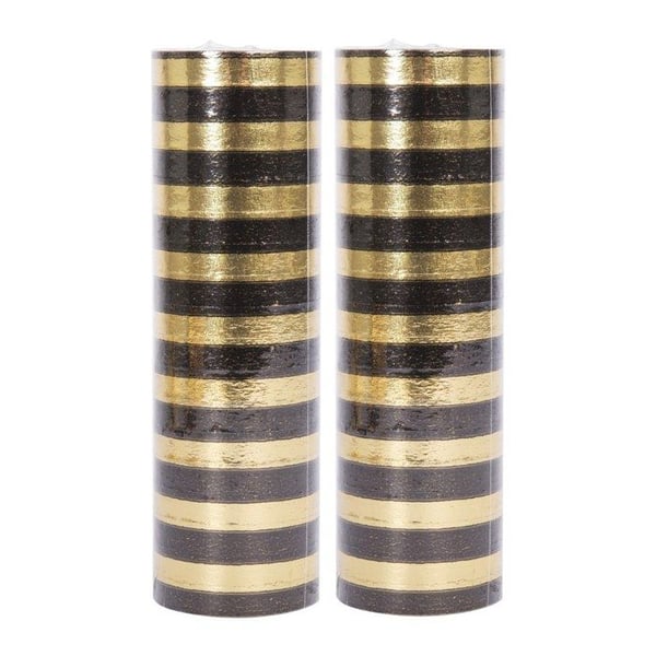Serpentinsrullar - PTIT CLOWN - 24370 - 4 m - Paket med 2 - Guld och svart