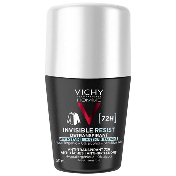 Dermo-Détranspirant - Vichy - Man - 72H - Anti-Fläckar - Anti-Irritationer 50ml