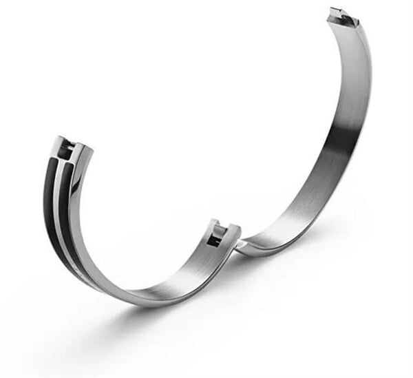 Daniel Wellington Emalie Infinite armband - silver/svart - S