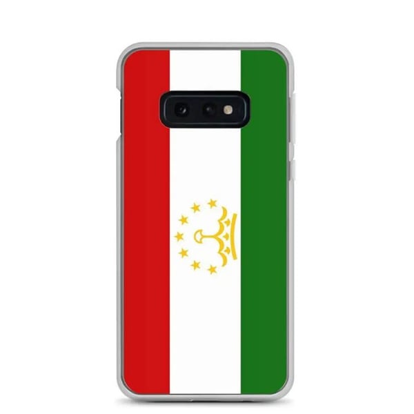 Mobilskal – Tadzjikistans flagga – Kompatibel med Samsung Galaxy S20 Plus – Mjukt fodral – Stötsäkert och slitstarkt – Pixelforma