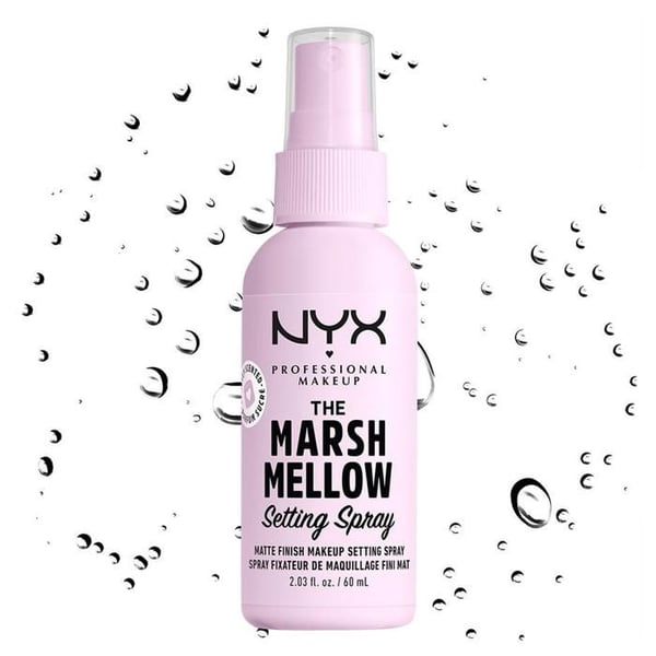 Spray Fixateur - NYX PROFESSIONAL MAKEUP - Marshmellow - 60ml - Vegan - Långvarig hållbarhet 16h