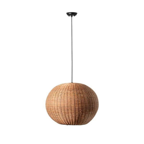 Taklampa - FARO - HAKA - Svart rotting - 53 cm - E27 - Inomhus