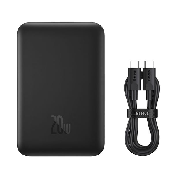 Power Bank - BASEUS - 10000mAh - Trådløs magnetisk opladning - 20W - Kompatibel med iPhone 12/13/14