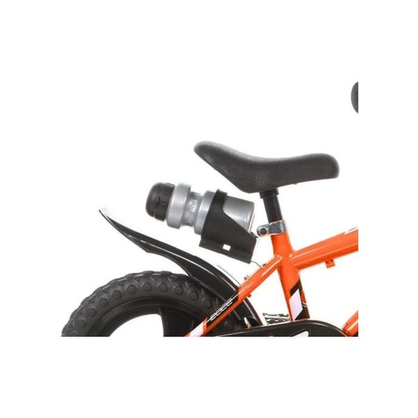 Barncykel - Dino Bikes - R88 - 12 tum - Orange - Framnyckel - Skärmar inkluderade