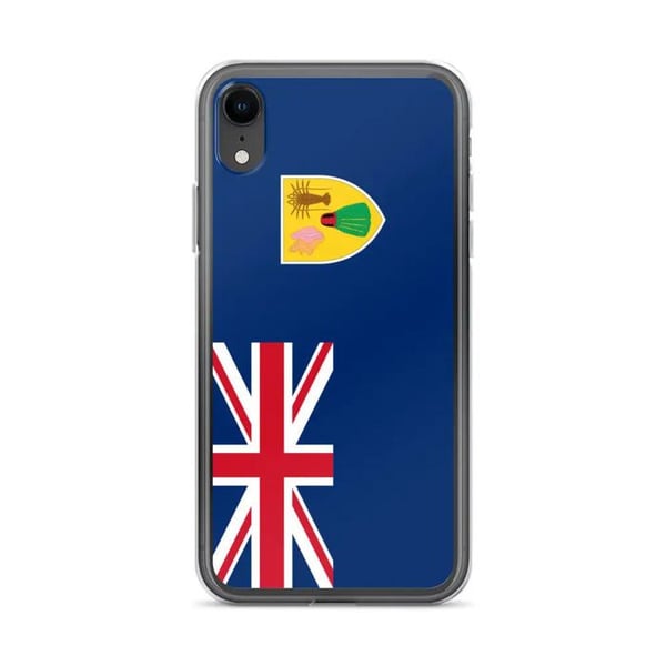 Telefonfodral - PIXELFORMA - iPhone XR - Mjuk - Hållbar - Flagga för Turks- och Caicosöarna