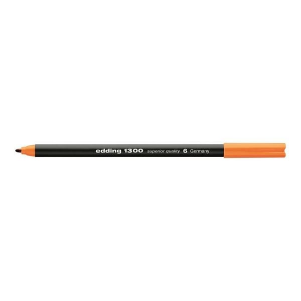 Färgpennor - edding 1300 - Orange - Spets konisk - Vattenbaserat bläck 3 mm