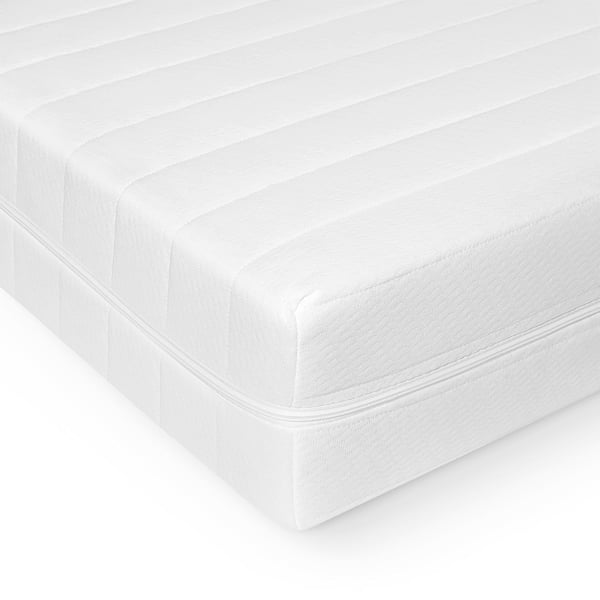 Madrass i skum 140x200 cm - Vändbar madrass - Fast och balanserat stöd - 7 komfortzoner - tjocklek 15 cm Madrass i skum 140x200 cm - Vändbar madrass - Fast och balanserat stöd - 7 komfortzoner - tjocklek 15 cm