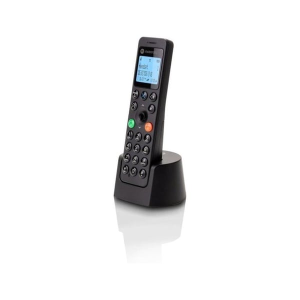 DECT-telefon - MOTOROLA - DOT201 - Svart - 3 års garanti - Fast telefoni