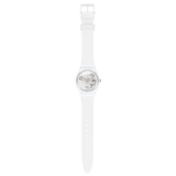 Klocka - SWATCH - SPOT TIME WHITE - Biokeramik 34mm - Vattentålighet 30 Atm - Unisex