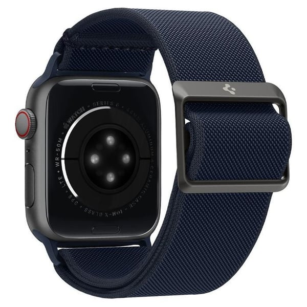 Erstatningsarmbånd - SPIGEN - Fit Lite - Højkvalitets silikone - Kompatibel med Apple Watch 4-9 - 42-49 mm