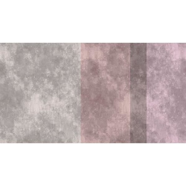 Fototapet i betongimitation M1-No.60689 digitaltryck grå rosa ränder