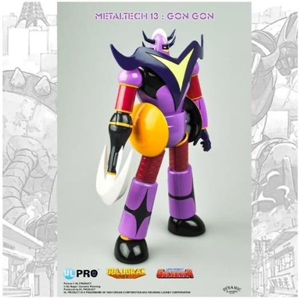 Figurin - Goldorak - Metaltech 13 - Gon Gon - 17cm - Anime Color