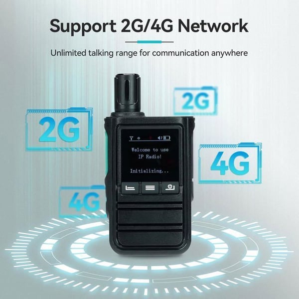 Retevis L61 Walkie Talkie Lång Räckvidd 4G, Walkie Talkie Nätverk Obegränsad Distans med GPS, 2500mAh, Typ-C, för Resa, Nödsituation