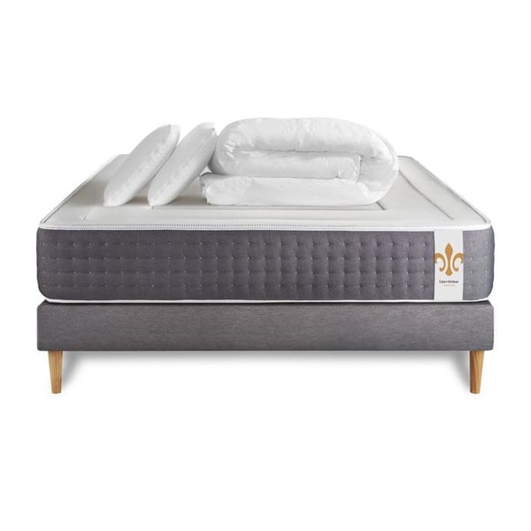 Pack Tjugosex 200 x 200 cm sängram Kit Grå