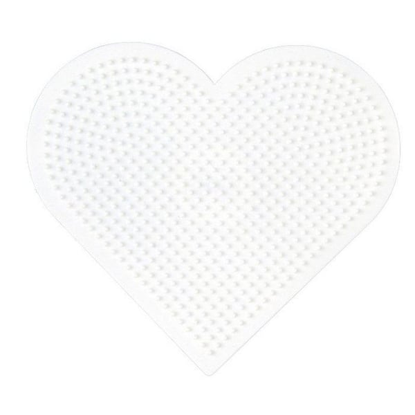 Hama - Hexagon Hjärtplattor (Stora) för standardpärlor (Ø5 mm)