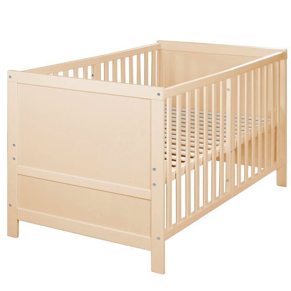 Lit Bebis Evolutiv 70 x 140 ROBA Easy Sleep - Transformationshörn ingår - Naturligt trä