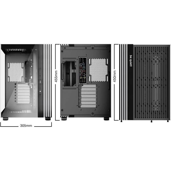 PC-chassi - BE QUIET! - Light Base 600 DX - Tyst - Elegant design - ATX-kompatibel