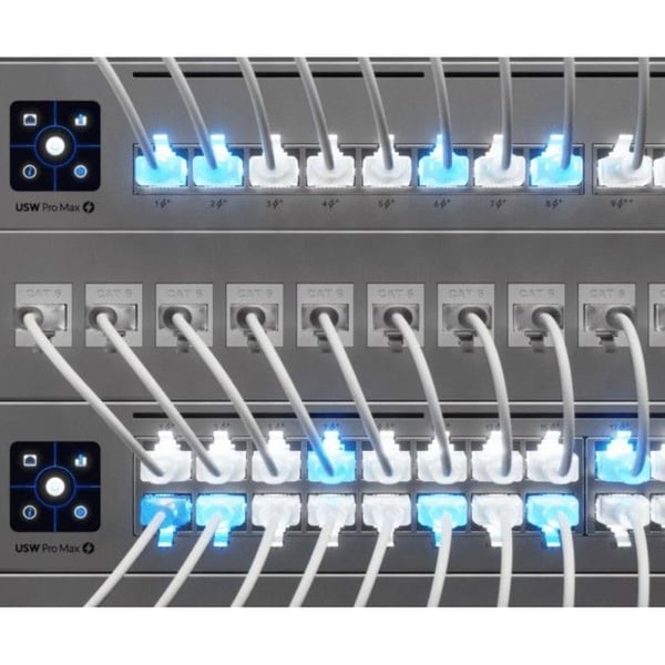 Ubiquiti Etherlighting Nätverkskabel UACC-Cable-Patch-EL-0.3W 0.3m Vit