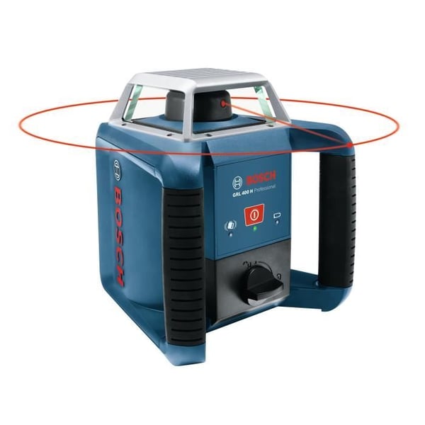 Laser rotatif Bosch Professional GRL 400 H - Rækkevidde 400 meter i diameter - 0601061800