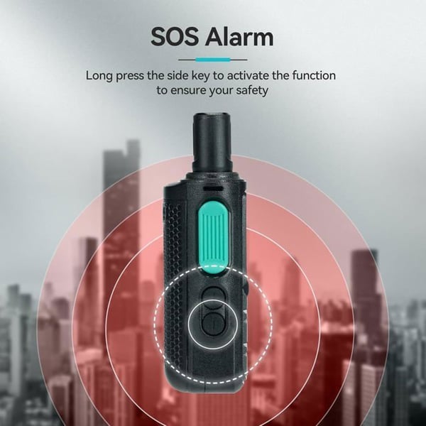 Retevis L61 Walkie Talkie Lång Räckvidd 4G, Walkie Talkie Nätverk Obegränsad Distans med GPS, 2500mAh, Typ-C, för Resa, Nödsituation