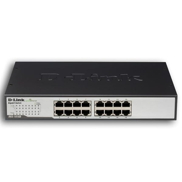 D-Link 16-porttinen kytkin DGS-1016D