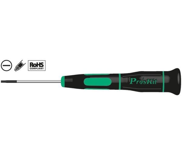 Precision skruvmejsel - PROSKIT - SD-081-S1 - Platt spets 1 mm - Standardtyp - Icke-elektrisk skydd