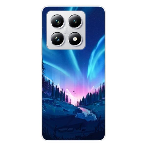 Siliconfodral - Kompatibel med Xiaomi 14T Pro - design nattfall