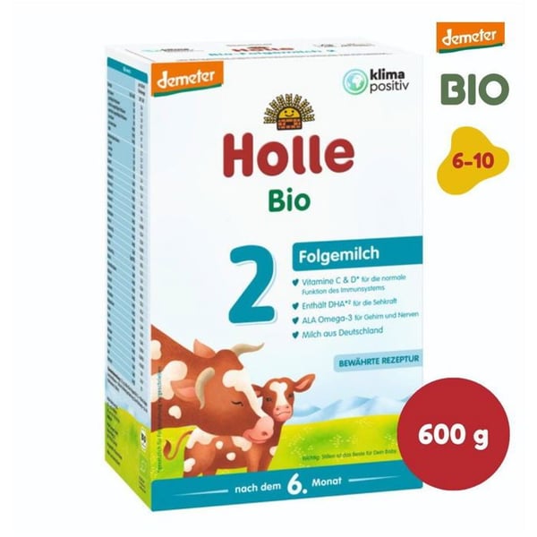 HOLLE BIO Modersmjölksersättning 2 - 1×600 g HOLLE BIO Modersmjölksersättning 2 - 1×600 g