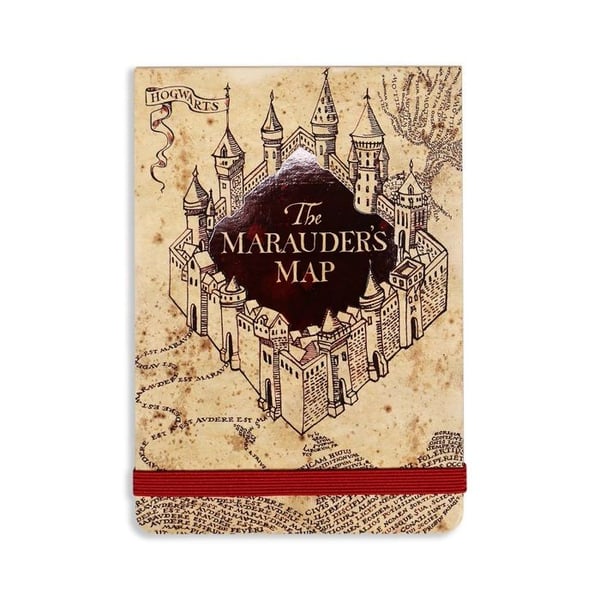 Blocknot - Harry Potter - Mардржирование - 160 sidor - Svart - Rektangulär
