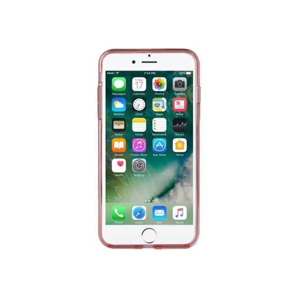Skyddande skal - PURO - Shine - Guld - iPhone 6, 6s, 7 - Hård - Blank