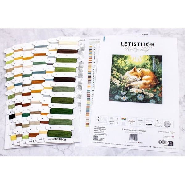Letistitch broderikit Sommarens drömmar