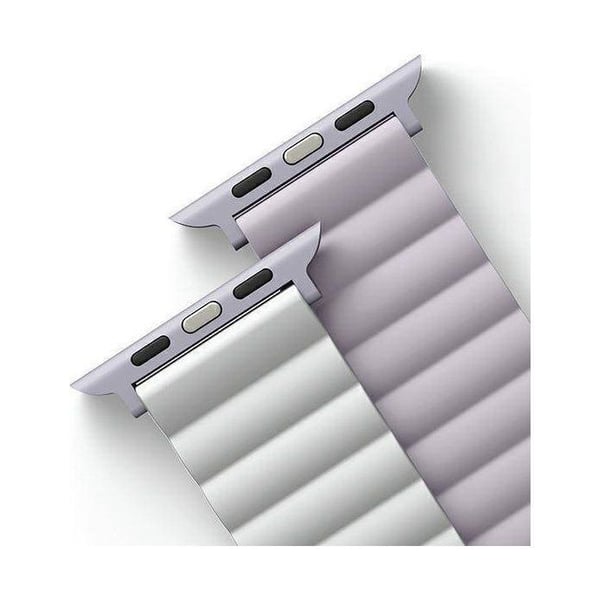 Armband Apple Watch - UNIQ - Revix - 40/41 mm - Vändbar magnetisk - Beige/Lila