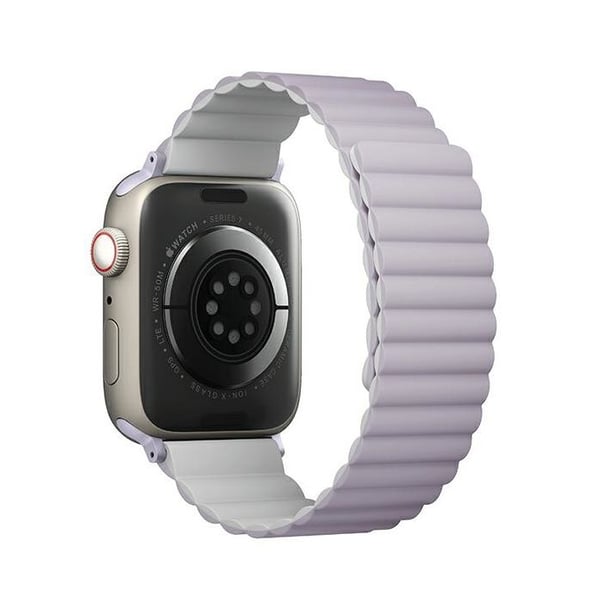 Armband Apple Watch - UNIQ - Revix - 40/41 mm - Vändbar magnetisk - Beige/Lila