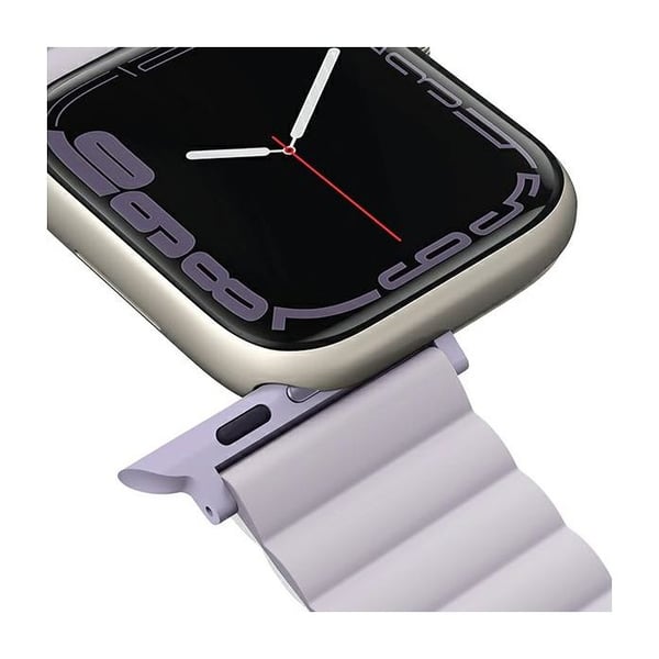 Armband Apple Watch - UNIQ - Revix - 40/41 mm - Vändbar magnetisk - Beige/Lila