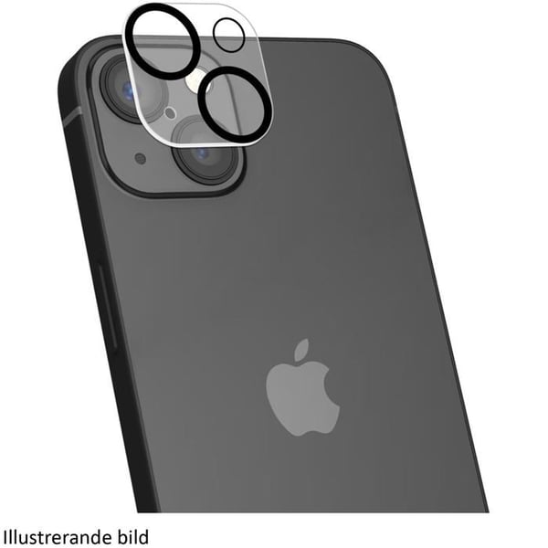 Målskydd - CELLY - CAMERALENS1078 - Kompatibel med iPhone 16/16 Plus - Glas - Svart