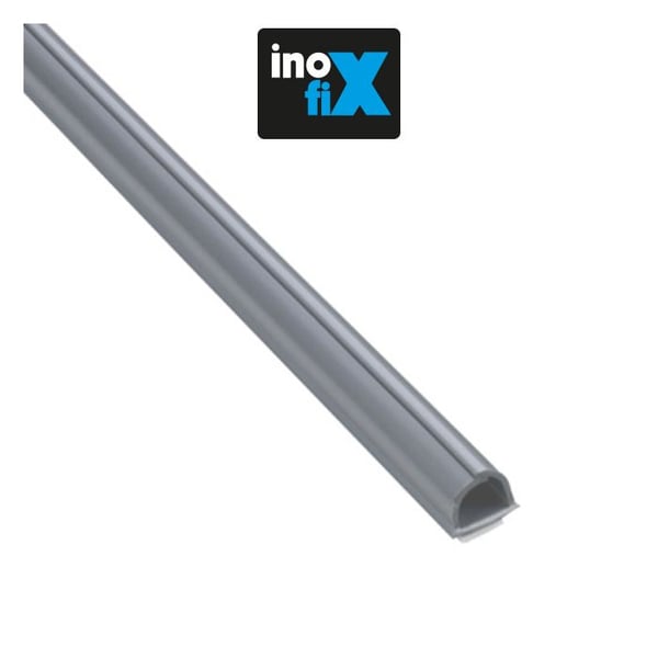 Paket med 4 klisterband Cablefix 8 x 7 mm metallgrå