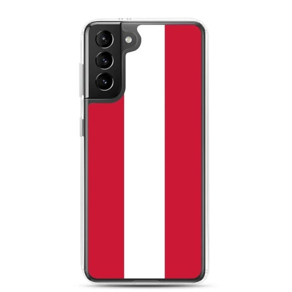 Mobilskal - Samsung - Galaxy S21 Ultra - Österrikes flagga - Flexibel - Flerfärgad