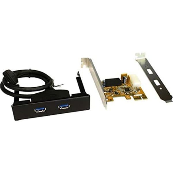 USB-adapter - EXSYS - EX-11099-2 - PCIe - USB 3.0 - Svart