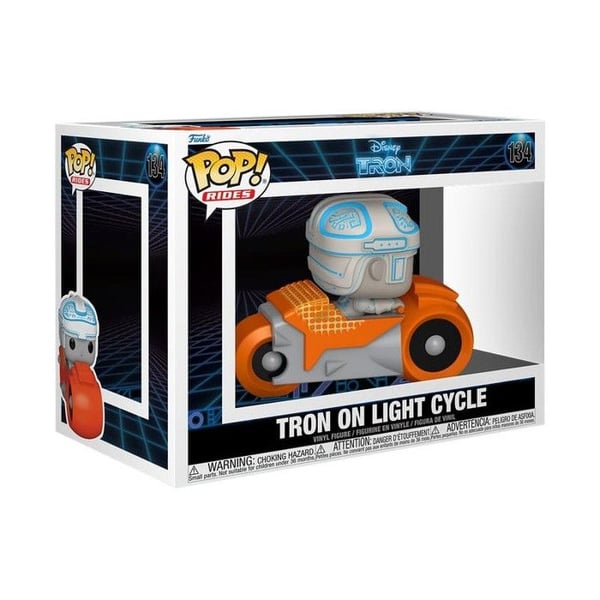 Funko - Tron (1982) - POP! Rides Deluxe figur i Light Cycle 9 cm