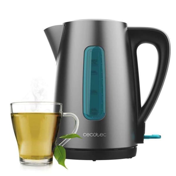 Cecotec Vattenkokare 1,7L Thermosense 210 Stål. 2200W, Kropp i Rostfritt Stål