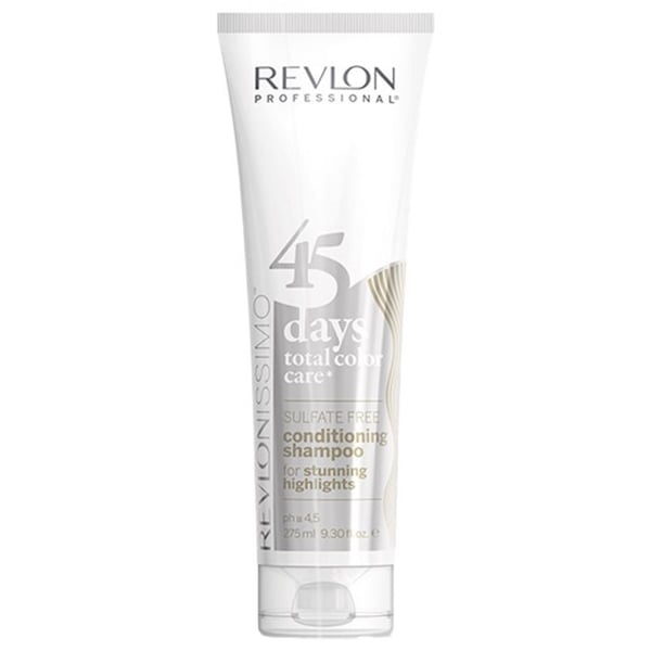 Revlon Professional 45 Days Revlonissimo Schampo för Stråfärgat, Blont & Vitt Hår 275 ML
