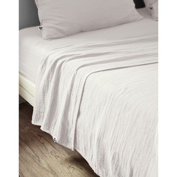 "Gaïa" platt lakan alla storlekar "Cotton Gauze" - Gaïa Chantilly - 270 x 300 cm för king size säng