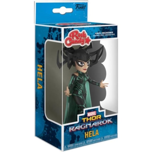 Figurine - FUNKO - Thor Ragnarok - Hela - 13 cm - Rock Candy - Noir