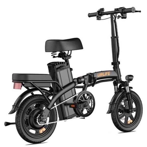 Elcykel - URLIFE - F1L - Motor 250 W - Batteri 48 V 7,5 Ah - Fällbar 14 Tum