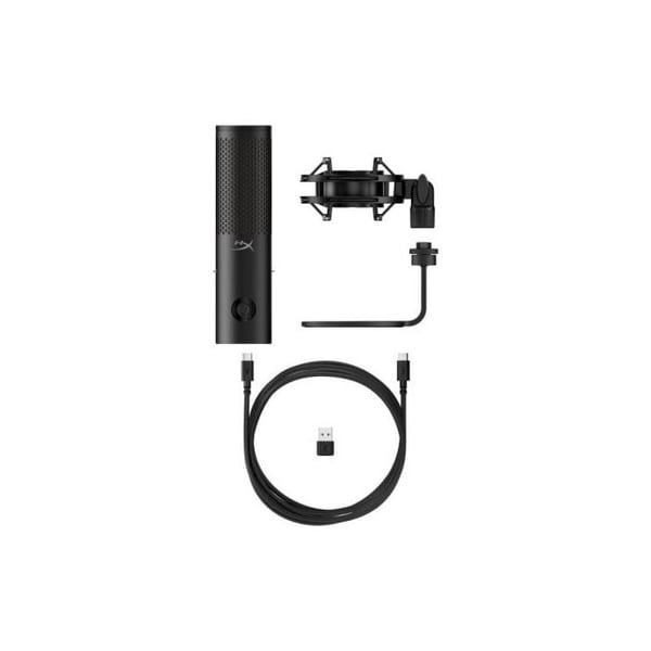 Microfon USB - HYPERX - QuadCast 2 S - RGB-belysning - Tap-to-Mute - Streaming/Podcasting