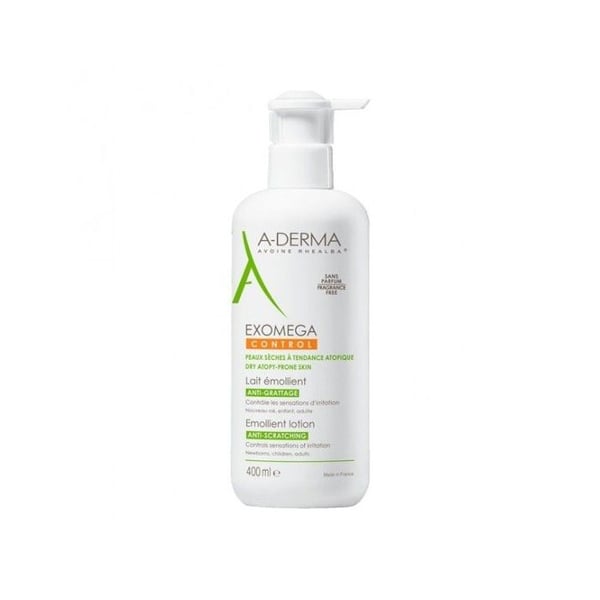 A-derma exomega control mjukgörande lotion anti-klåda 400ml